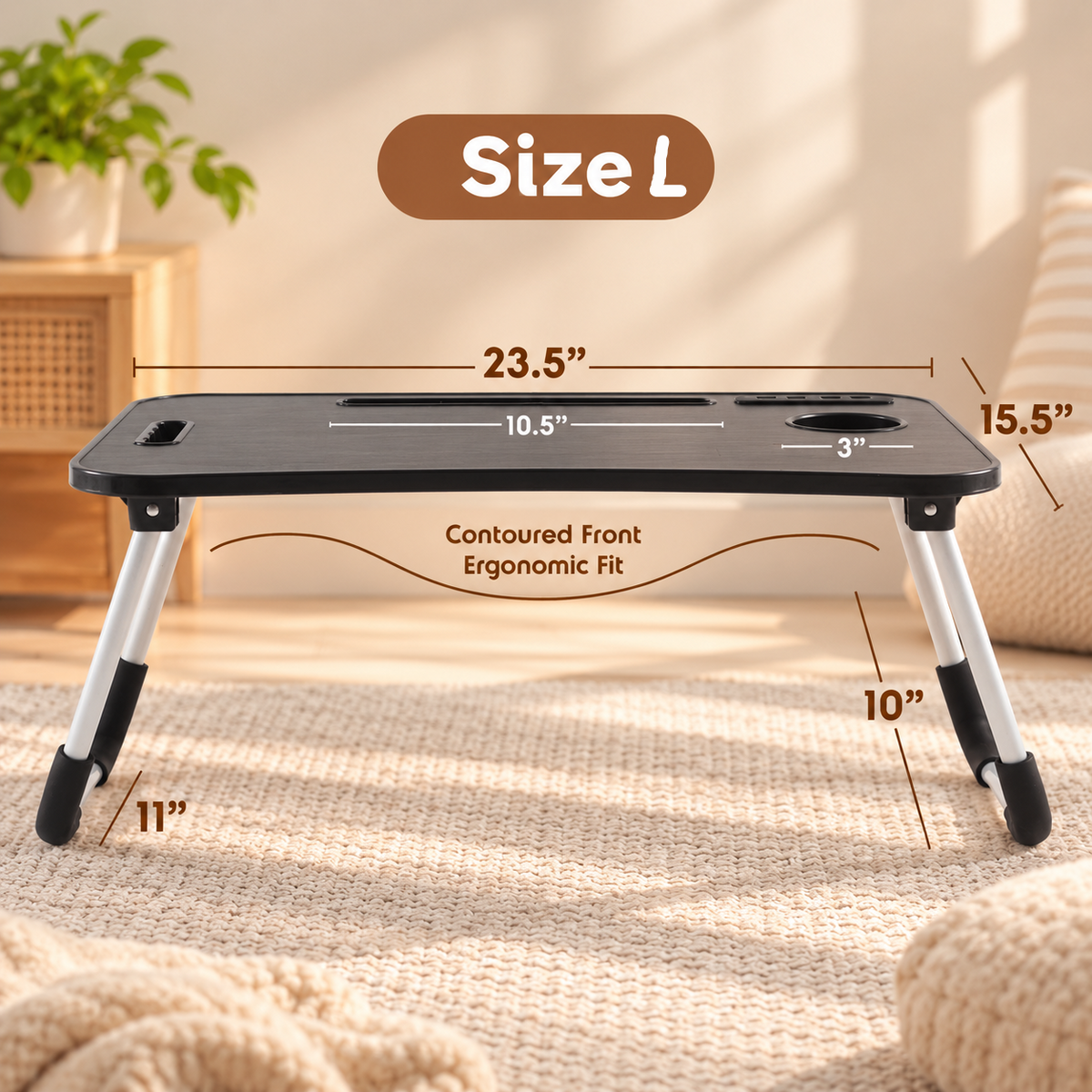 Foldable USB Laptop Lap Desk