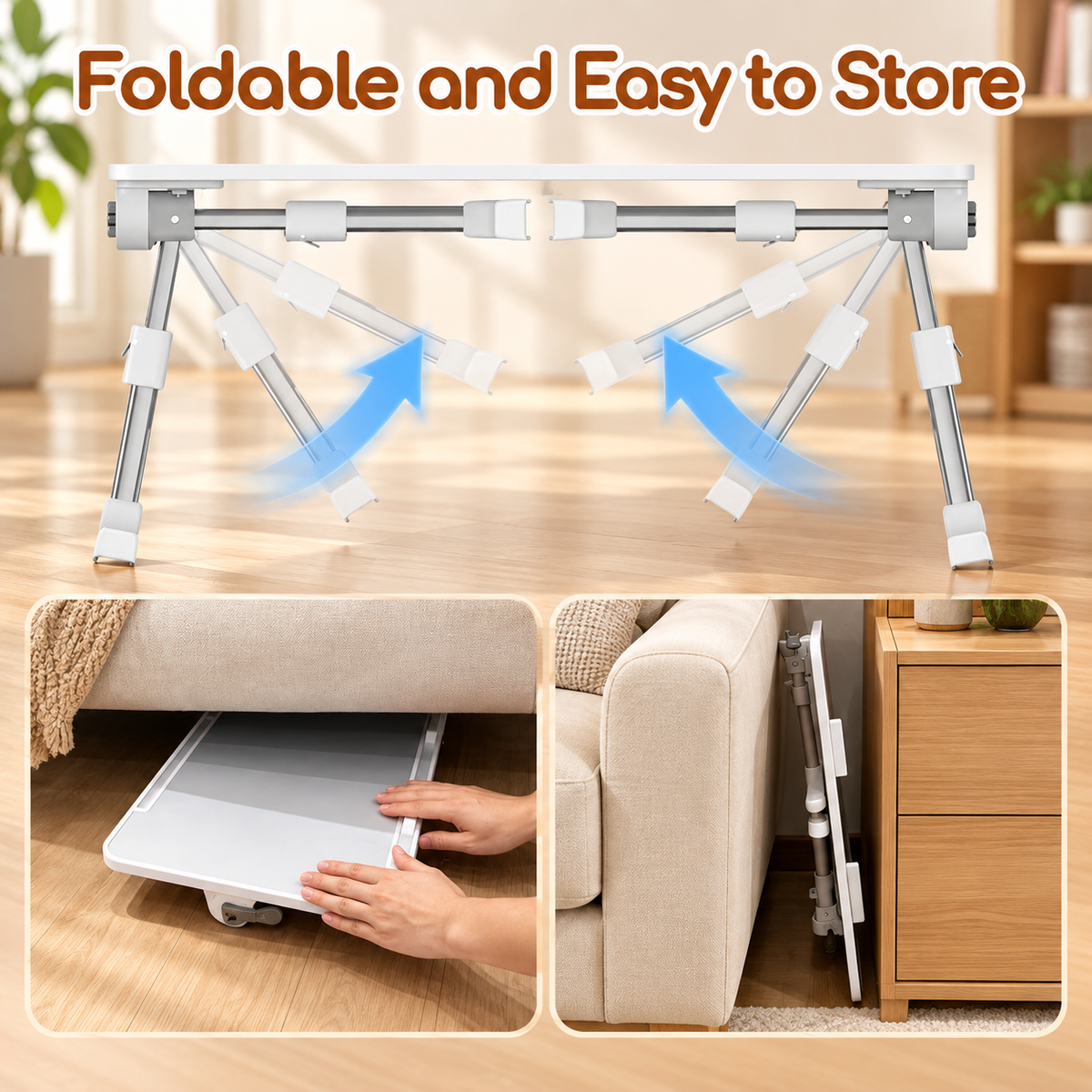 Adjustable Foldable Laptop Bed Desk