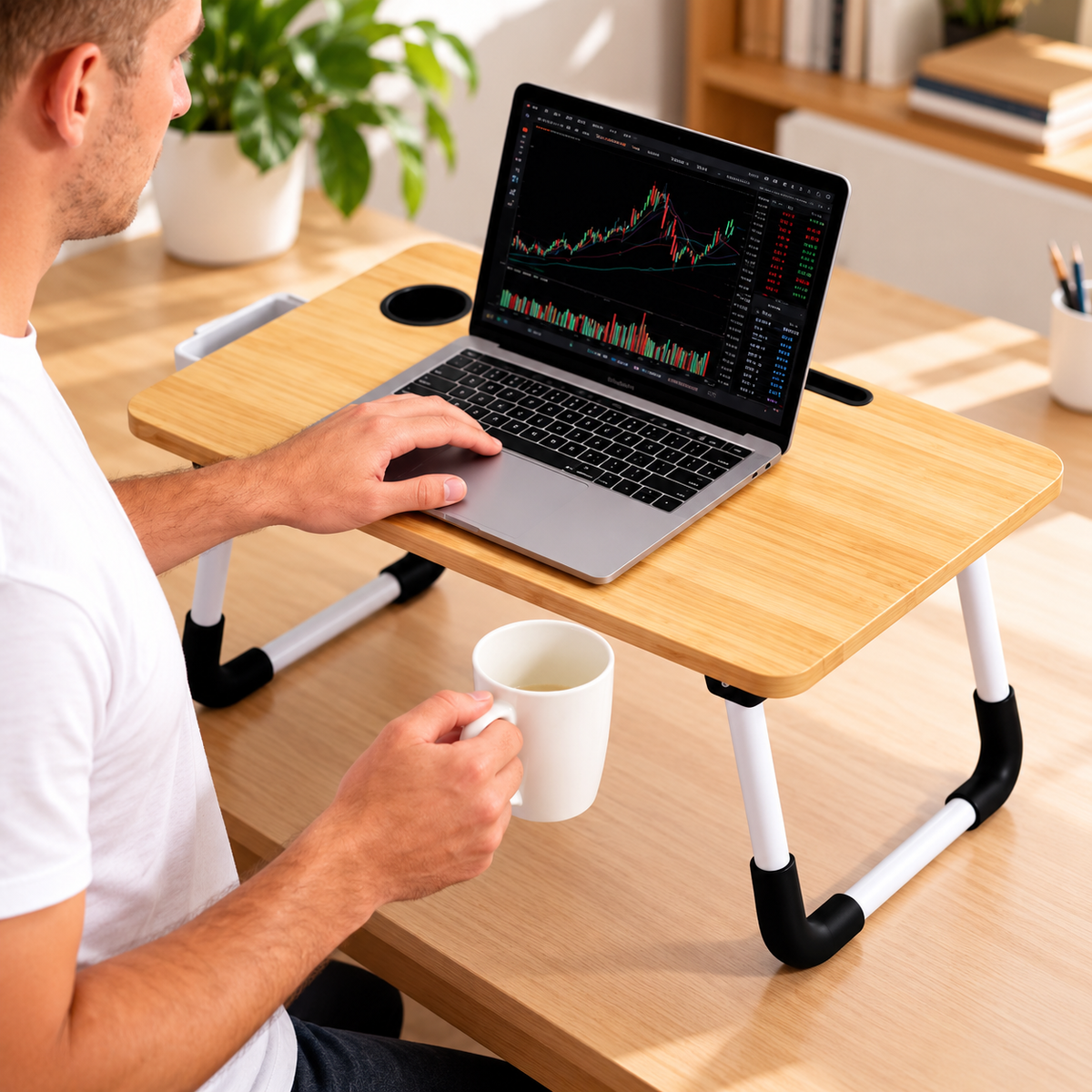 Foldable Laptop Bed Tray Desk