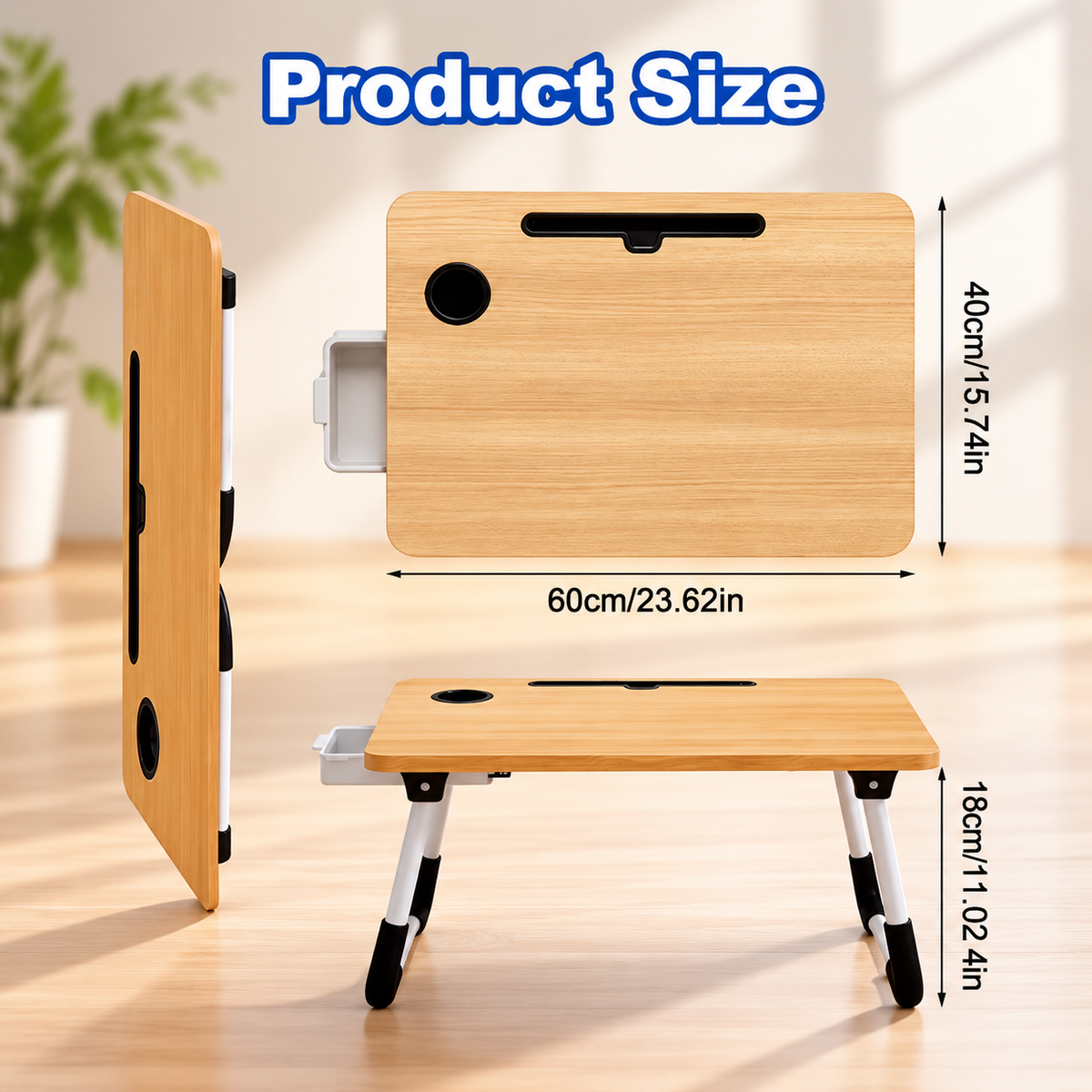Foldable Laptop Bed Tray Desk