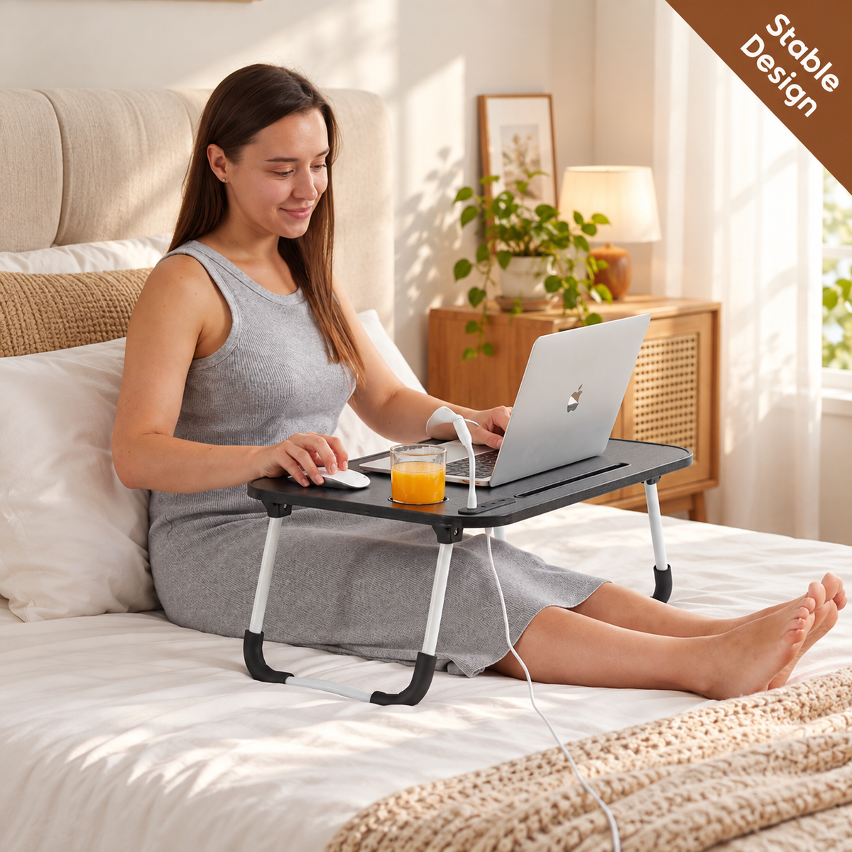 Foldable USB Laptop Lap Desk