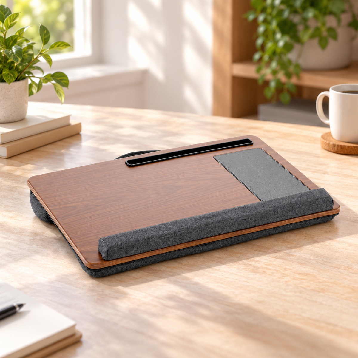 Adjustable Wooden Laptop Bed Desk