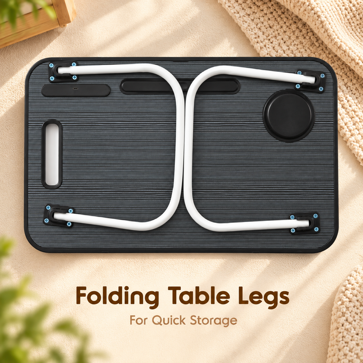 Foldable USB Laptop Lap Desk
