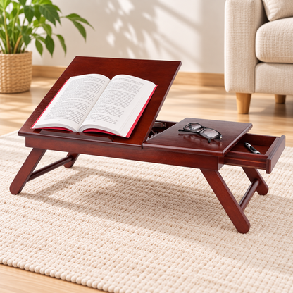 Wooden Tilt Top Lap Desk